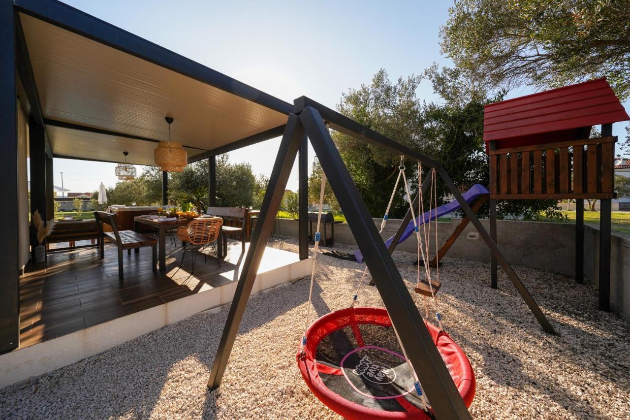 Villa Suncica With Heated Pool, Jacuzzi And Bikes Near Zadar Sukosan Luaran gambar